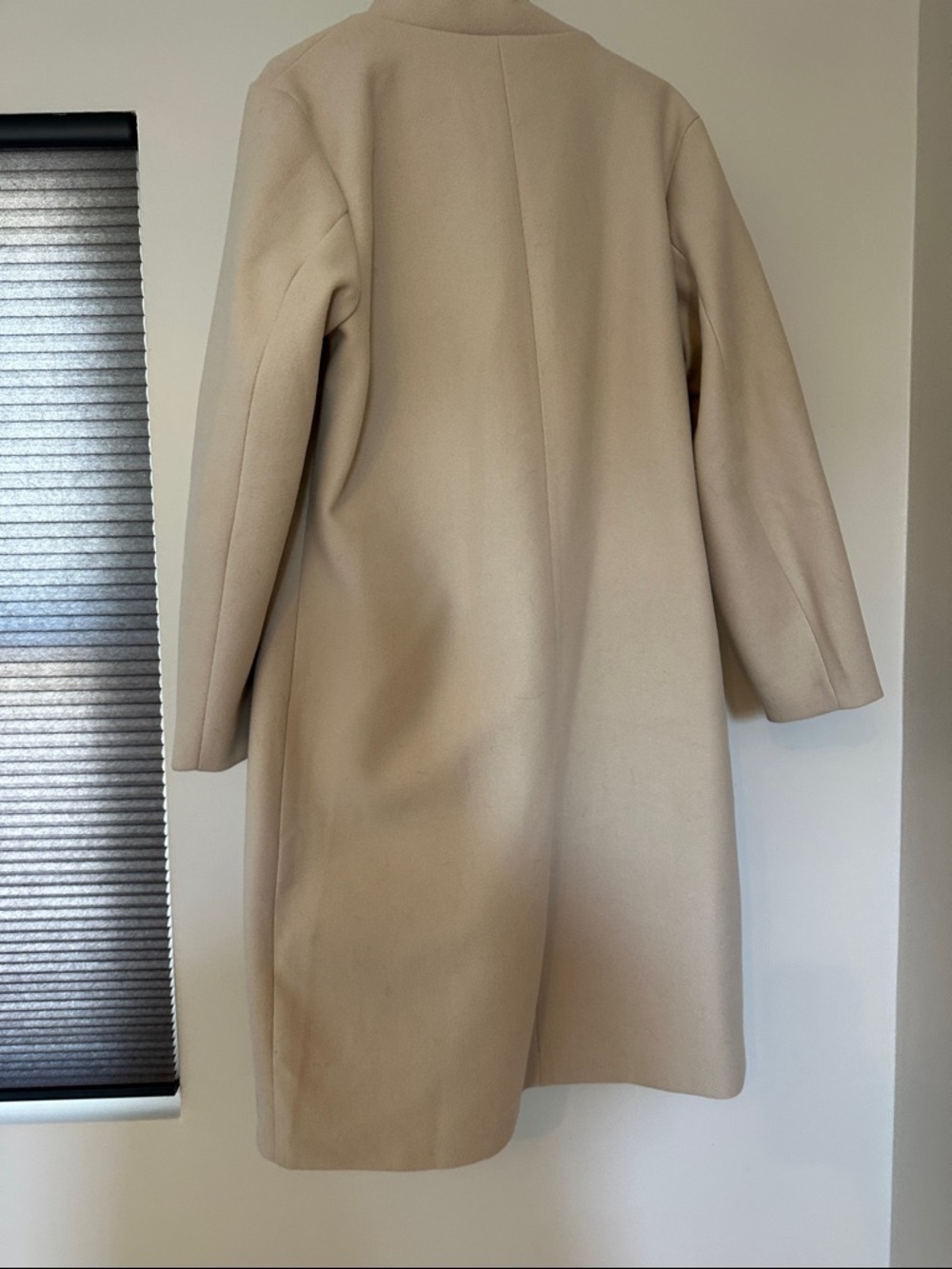 Amazon Women's Beige Double-Button Trench Coat - Picture 3 of 3